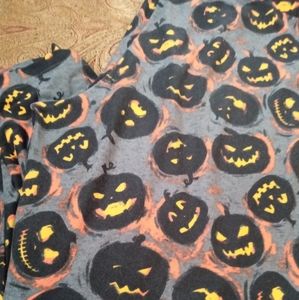 Terra & Sky 2X Halloween pumpkin leggings